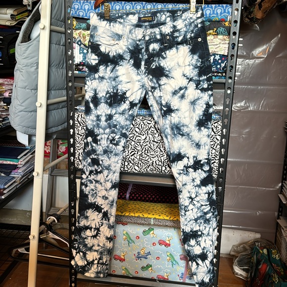 Levi’s Superlow 524 Bleach Tye Dyed Jeans - Picture 5 of 8